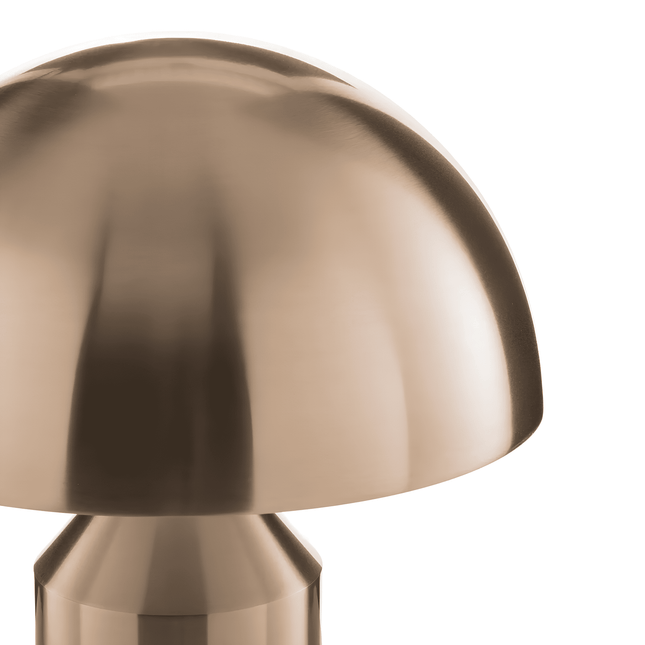 Atollo lampe champignon doré d'Oluce ÉCLAIRAGE FRANÇAIS