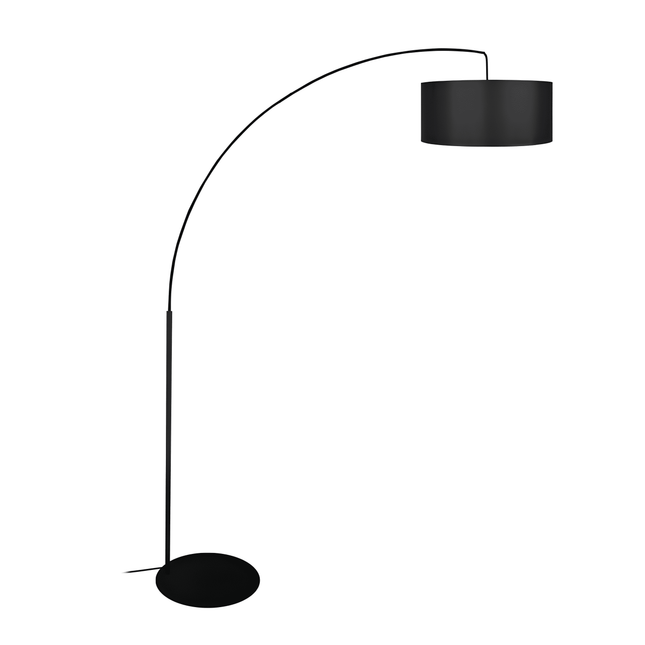 Lampadaire arc noir HAMILTON