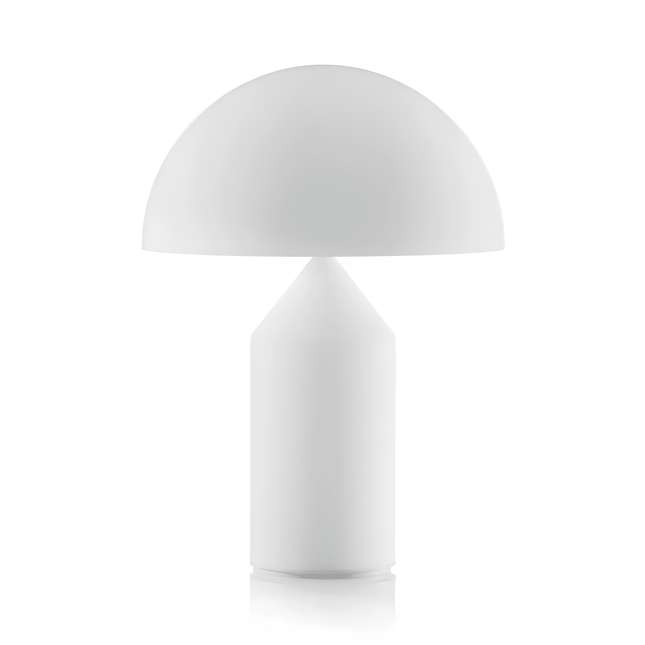 Lampe Atollo blanche opalin d'Oluce ÉCLAIRAGE FRANÇAIS