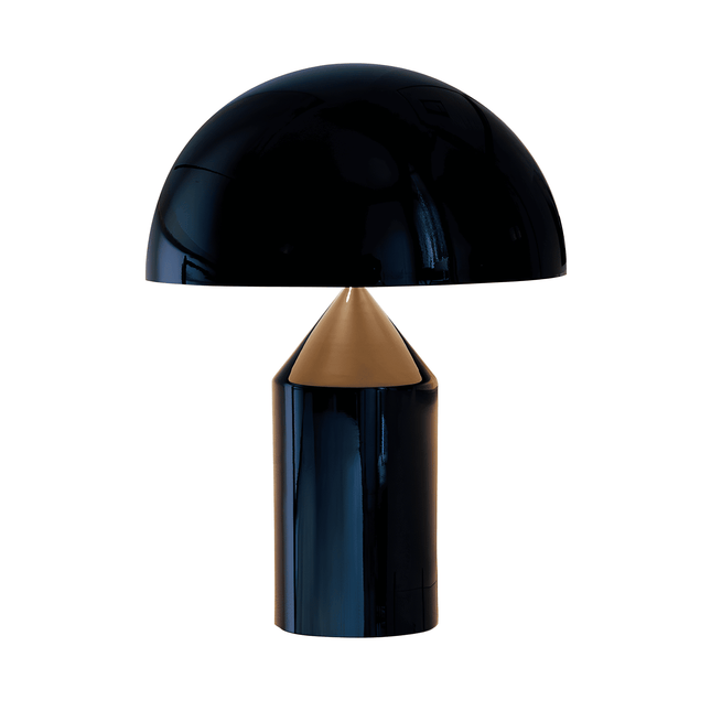 Lampe Atollo noir d'Oluce ÉCLAIRAGE FRANÇAIS