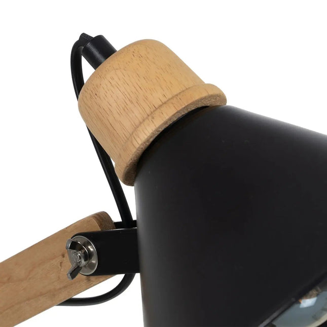 Lampe Industrielle de Bureau Bois & Fer-ÉCLAIRAGE FRANÇAIS