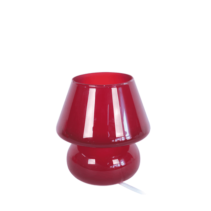 Lampe champignon rouge