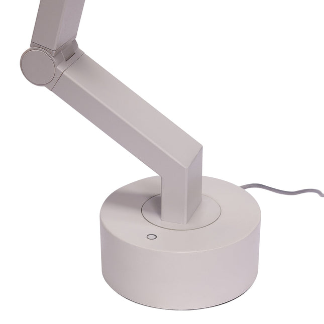 Lampe de bureau gris clair - Verve ÉCLAIRAGE FRANÇAIS