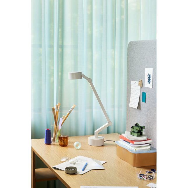 Lampe de bureau gris clair - Verve ÉCLAIRAGE FRANÇAIS