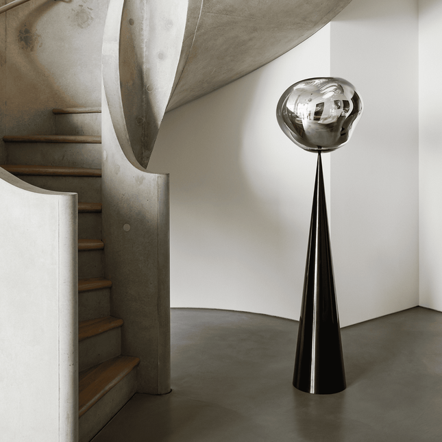 Melt cone fat floor, chrome
