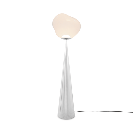 Melt cone fat floor, silver, opalescent