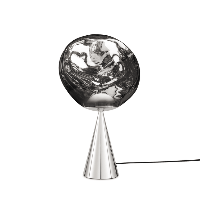 Melt cone fat table, silver