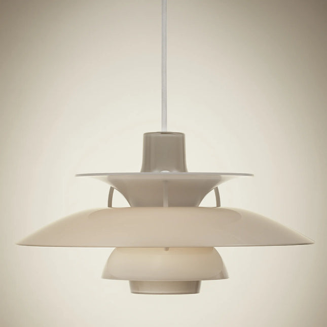Suspension PH 5 Ø320 Opal beige Louis Poulsen – vue de face