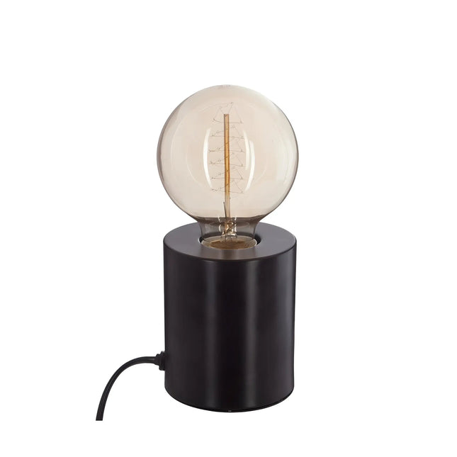 Petite Lampe Champignon Noire-ÉCLAIRAGE FRANÇAIS