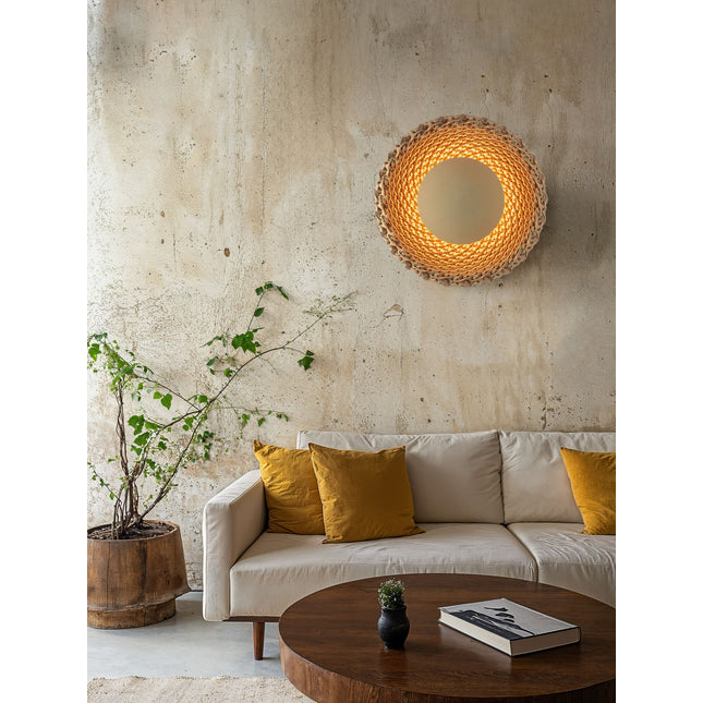 SUN V2 B - Lampe murale pour salon en sable de quartz ÉCLAIRAGE FRANÇAIS