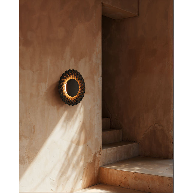 SUN VXS2 - Applique murale pour salon en sable de quartz ÉCLAIRAGE FRANÇAIS