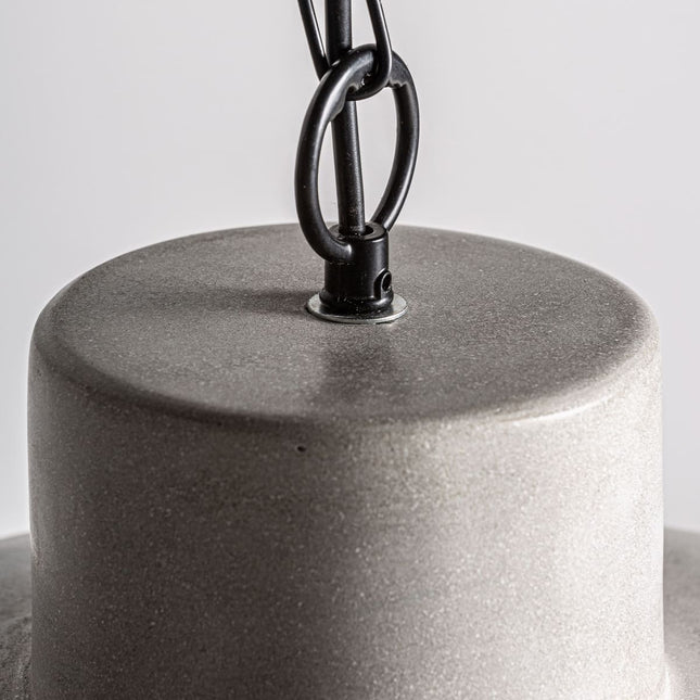 VYTINA - Suspension industrielle en béton ÉCLAIRAGE FRANÇAIS