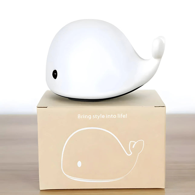 Veilleuse Baleine Enfant Rechargeable-ÉCLAIRAGE FRANÇAIS