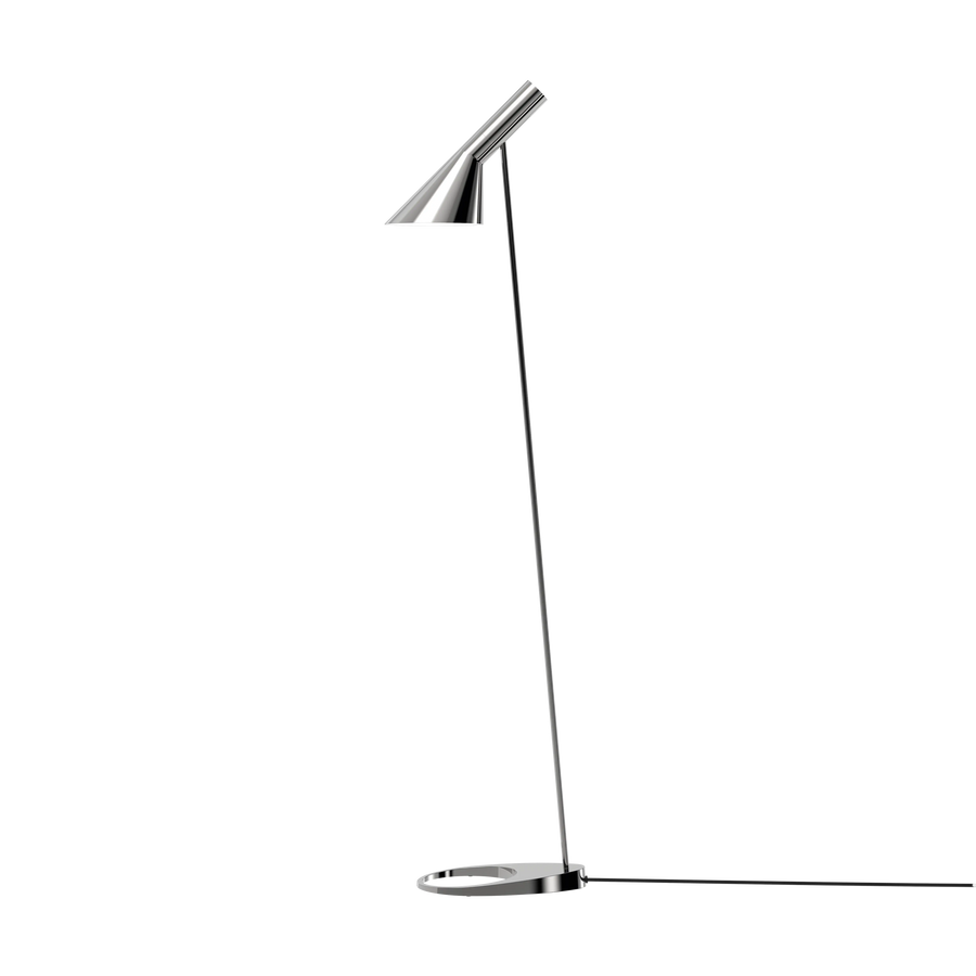AJ - Lampadaire, Acier inoxydable poli