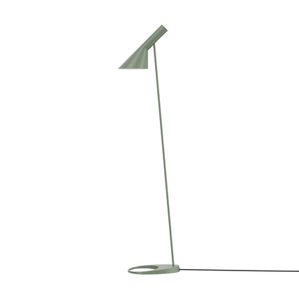 Lampadaire AJ Louis Poulsen pétrole clair, vue de face, éteint