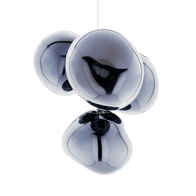 Melt Chandelier Small Smoke