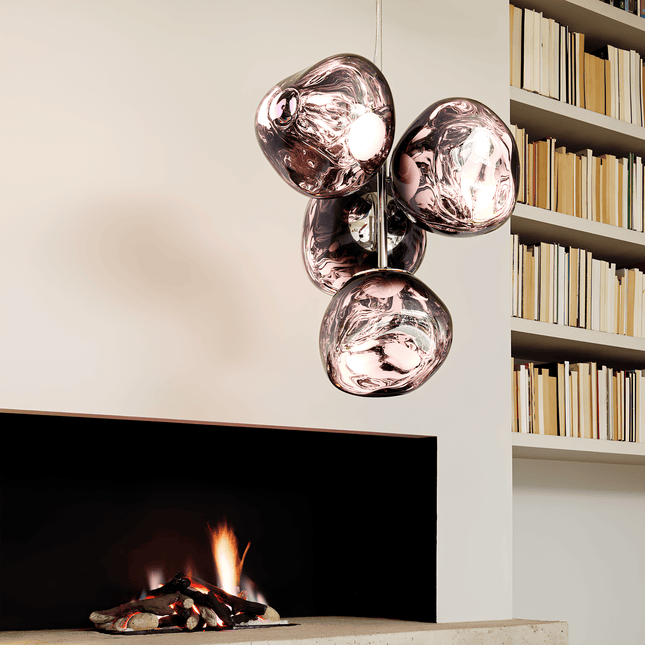 Melt Chandelier Small Smoke