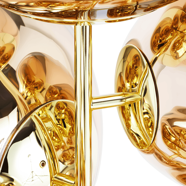 Melt Floor Chandelier Gold