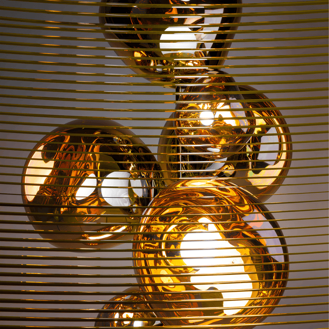 Melt Floor Chandelier Gold