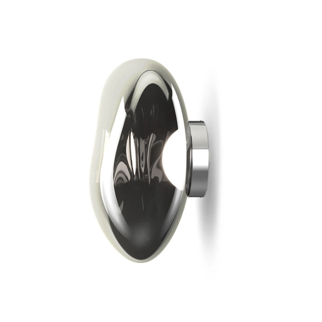 Melt Surface silver, wall or ceiling light