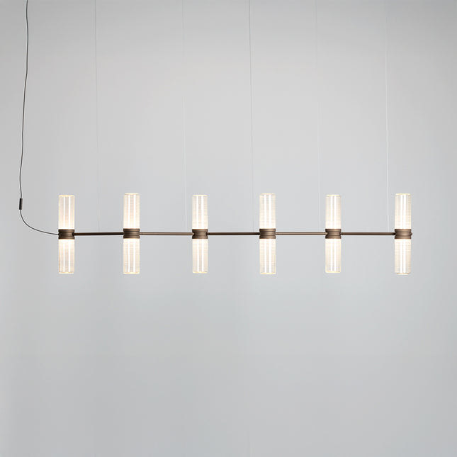 ZEPHYR LINEAR bronze_Suspension_Artemide_ÉCLAIRAGE FRANÇAIS