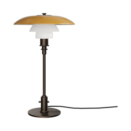 PH 3/2 Centenary Edition éteinte, lampe de table en verre soufflé bouche ambré et opalin — Louis Poulsen
